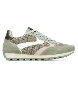 Carmela para mujer. 16323003-AQUA Zapatillas 163230 verde (41), Tela, Plano, Cordones, Casual