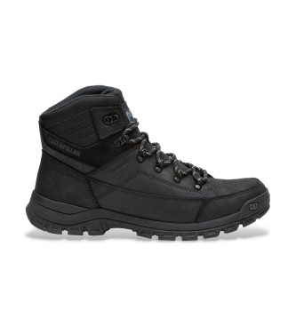 Caterpillar para hombre. P725957 Botas de piel Threshold Hiker negro (41), Plano, Cordones, Casual, Caterpillar outlet 2024.