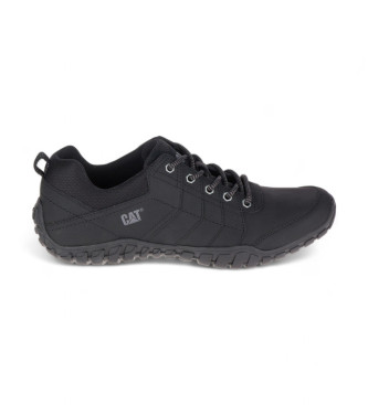 Caterpillar para hombre. P722309 Zapatillas de Piel Instruct negro (40), Plano, Cordones, Casual, Caterpillar outlet 2024.