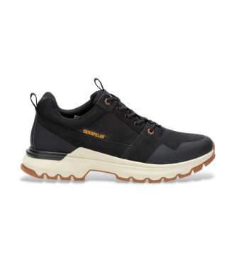 Caterpillar para hombre. P725994 Zapatillas de piel Colorado negro (44), Plano, Cordones, Casual, Caterpillar outlet 2024.