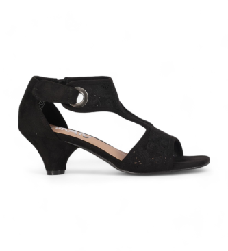 Chika10 para mujer. NEW AMIRA 02 Sandalias New Amira 02 negro (40), Tela, 3 a 5cm, Velcro, Casual, Chika10 outlet 2024.