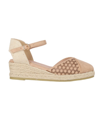 Chika10 para mujer. NEW URSULA 01 Alpargatas New Ursula 01 beige (36), Tela, 3 a 5cm, Hebilla, Casual, Chika10 outlet 2024.
