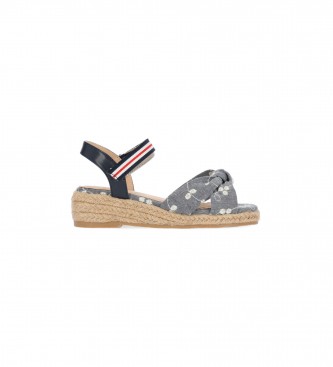 Chika10 Kids para mujer/niña. SIERNA 04 Sandalias Sierna 04 gris (32), Tela, 1 a 3cm, Velcro, Casual, moda infantil, Chika10 Kids outlet 202