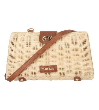 Chika10 para mujer. BAG PICNIC 01 Bolso Picnic 01 Cuero (OSFA), Casual, Imitación cuero, Sintético, Tela, Chika10 outlet 2024.
