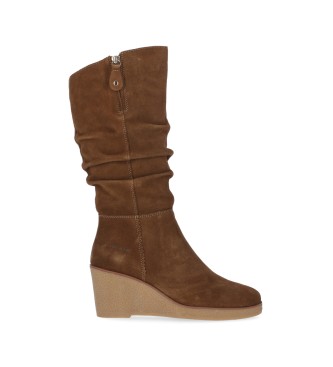 Chika10 para mulher. Botas de couro Challenger 03 couro Chika10