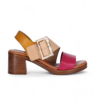 Chika10 para mujer. GOTICA 08N Sandalias de Piel Gotica 08N multicolor (36), 3 a 5cm, Hebilla, Casual, Chika10 outlet 2024.
