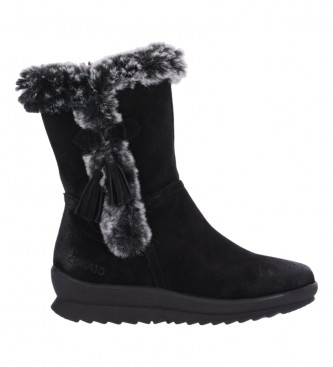 Chika10 para mulher. Botins em pele Nacha 05 Preto Chika10