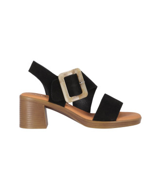 Chika10 para mulher. Novo Gotica 04 Leather Sandals preto Chika10