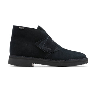 Clarks para hombre. 26177857 Botines de piel Desert BT GTX negro (43), Plano, Cordones, Casual