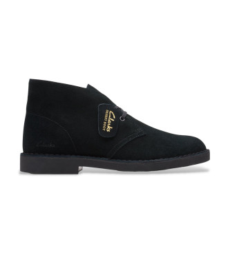 Clarks para hombre. 26166779 Botines de Piel Desert Evo negro (41.5), Plano, Cordones, Casual