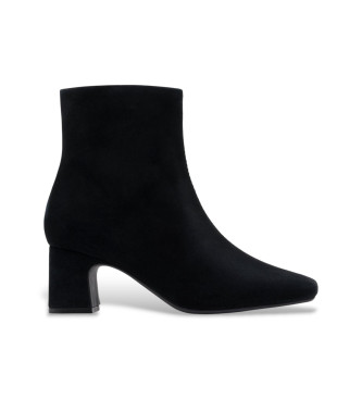 Clarks para mujer. 26182936 Botines de Piel Fernie Zip negro (36), 5 a 8cm, Ante, Cremallera, Casual