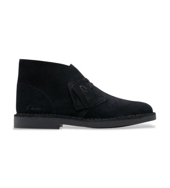 Clarks para mujer. 26182930 Botines de Piel Desert Evo negro (38), Plano, Ante, Cordones, Casual