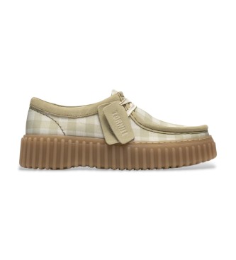 Clarks para mujer. 26186299 Zapatos de Piel Torhill Bee verde (5,5 = 39), Plano, Cordones, Casual