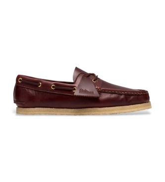 Clarks para hombre. 26186503 Náuticos de Piel Godney Boat marrón (7,5 = 41,5), Plano, Cordones, Casual, Clásico