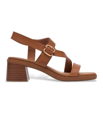 Para mujer. 26186895 Sandalias de piel Jaylan Sol (37), 3 a 5cm, Hebilla, Casual