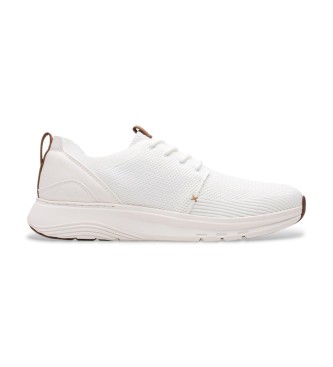 Clarks para hombre. 26181985 Zapatillas Motion Trek MX blanco (9,5 = 44), Plano, Cordones, Casual, Mesh