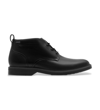 Clarks para hombre. 26183249 Zapatos de Piel Aldwin Mid GTX negro (39.5), Plano, Cordones, Casual
