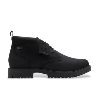 Clarks para hombre. 26183277 Botines de Piel Berhill Mid GTX negro (42), Plano, 1 a 3cm, Cordones, Casual