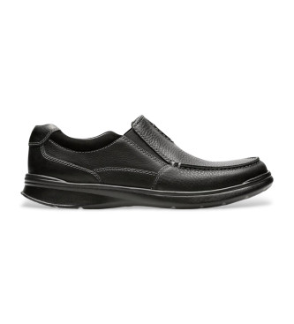 Clarks para hombre. 26131593 Zapatos de piel Cotrell Free negro (44), Plano, Ninguno, Casual