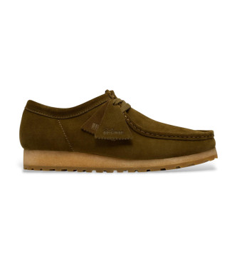 Clarks para hombre. 26183094 Zapatos de Piel Wallabee RB marrón (41), Plano, Ante, Cordones, Casual