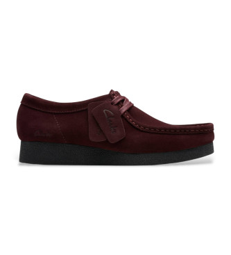 Clarks para mujer. 26184611 Zapatos de piel WallabeeE VOS marrón (37), Plano, Cordones, Casual