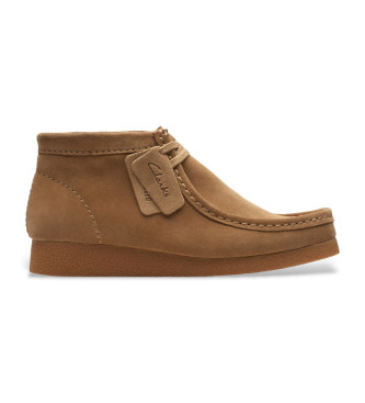 Clarks para hombre. 26172824 Zapatos de piel Wallabeeevo Bt marrón (41), Plano, Ante, Cordones, Casual, Clarks outlet 2024.