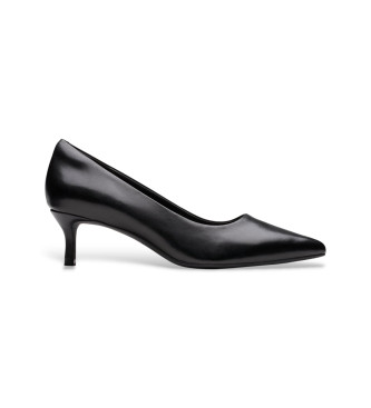 Clarks para mujer. 26183156 Zapatos de Piel Zarey Court negro (39), 5 a 8cm, Ninguno, Casual, Fiesta, Clásico