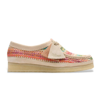Clarks para mulher. 26180170 Sapatos Wallabee multicoloridos (39), Tecido, 1 a 3cm, Cordão, Casual