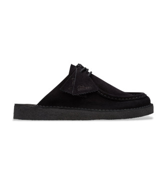 Clarks para hombre. 26180722 Zuecos de Piel DSRTNomad negro (43), Plano, Ante, Ninguno, Casual