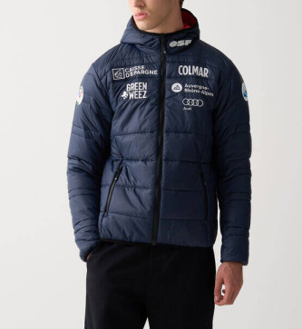 Colmar para hombre. B1575 Chaqueta acolchada de la selección francesa marino (48), Casual, Nylon