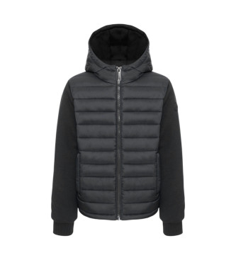 Colmar para niña. 3171 Chaqueta con mangas de felpa negro (10 años = 142cm), Casual, Poliamida, moda infantil