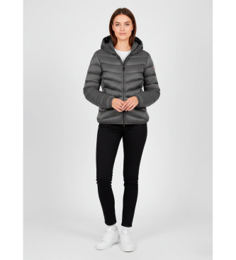 Colmar para hombre. 2219E Plumífero acolchado con pelo sintético gris (48), Casual, Poliéster Reciclado