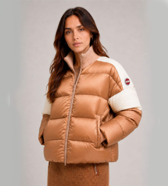 Colmar para mujer. 22000024-3JQ Plumífero Heritage puffy marrón (40), Casual, Poliamida