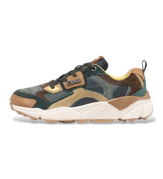 Gröna Garner Blend-sneakers i skinn, flerfärgade