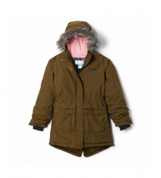Columbia para niña. 1557061328 Abrigo Nordic Strider verde (14/16años= 156/162,5cm), Casual, Poliéster, moda infantil, Columbia outlet 2024.