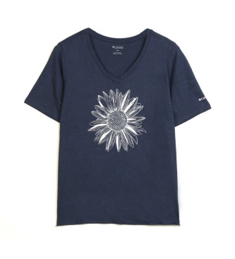 Columbia para mujer. 1934611471 Camiseta Bluebird Day marino (XS), Casual, Algodón, Manga corta, Columbia outlet 2024.
