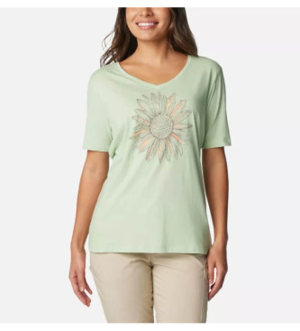 Columbia para mujer. 1934611349 Camiseta Bluebird Day verde (M), Casual, Algodón, Manga corta, Columbia outlet 2024.