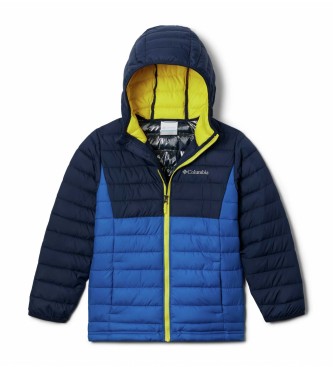 Columbia unisex para niños. 1802901435 Chaqueta con capucha Powder Lite marino (18Años= 168,5cm), Azul, Casual, Deportivo, Outdoor, Multidep