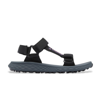Columbia för kvinnor. 2126911010 Konos Globetrot sandaler svart (36), Karta, Kardborreband, Casual