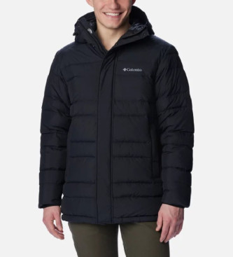 Columbia para hombre. 2051011010 Parka de plumón Saltzman negro (M), Casual, Nylon, Manga larga, Columbia outlet 2024.