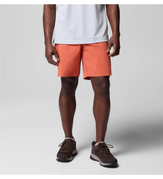 Columbiavoor mannen. 2114764851 Korte Tech Trail Utility oranje (32), Casual, Sportief, Buiten, Polyester