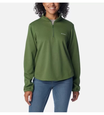 Columbia para mujer. 2073541352 Sudadera de felpa francesa Trek verde (M), Casual, Algodón, Columbia outlet 2024.