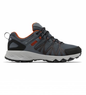Columbia para hombre. 2005101053 Zapatillas de senderismo impermeable Peakfreak gris (43), Plano, Cordones, Casual, Deportivo, Outdoor, Mult