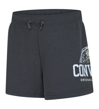 Converse unisex para niños. 4CG814 Short Graphic Knit gris (M), Casual, Algodón, moda infantil
