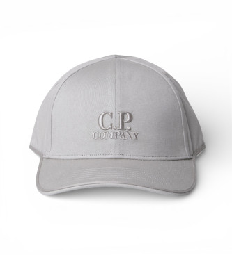 C.P. Company para hombre. 20CMAC048A006288A Gorra Gabardine gris (OSFA), Casual, Algodón