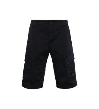 C.P. Companyvoor mannen. 18CMBE116A005694G Bermuda satijn marine (46), Casual, Katoen, Marineblauw