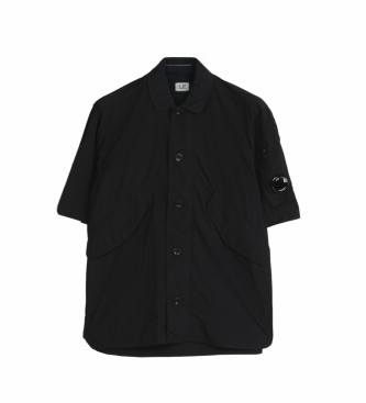 C.P. Company para hombre. 18CMOS035A005904G Camisa Over marino (XXL), Azul, Casual, Poliamida, Manga corta