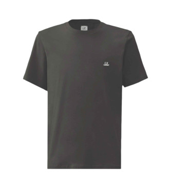 C.P. Company para hombre. 19CMTS132A006374G Camiseta 30/1 logotipo gris (XXL), Casual, Algodón, Manga corta