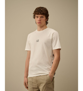 C.P. Company Para Hombre. 18CMTS317A005431G Camiseta Lisa Blanco (Xxl), Casual, AlgodóN, Manga Corta-image