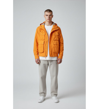 C.P. Company para hombre. 20CMOW005A005904D Chaqueta con gafas Chrome-R naranja (M), Casual, Poliamida